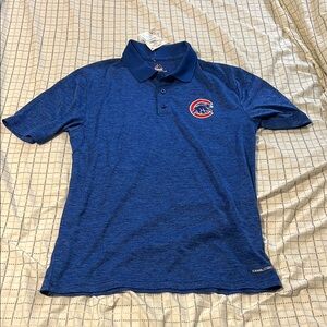 Chicago Cubs Majestic Blue Polo Shirt